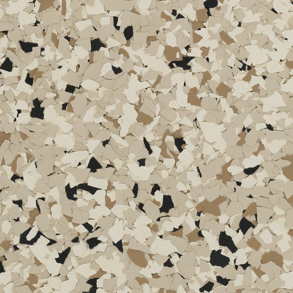 Desert epoxy flake floor blend